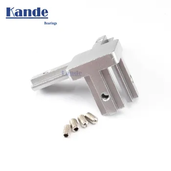

KANDE 2020 Type 3-dimensional Bracket 2020 Concealed 3-way Corner Connector Eu Standard 20/30/40 Series Aluminum Profile Parts