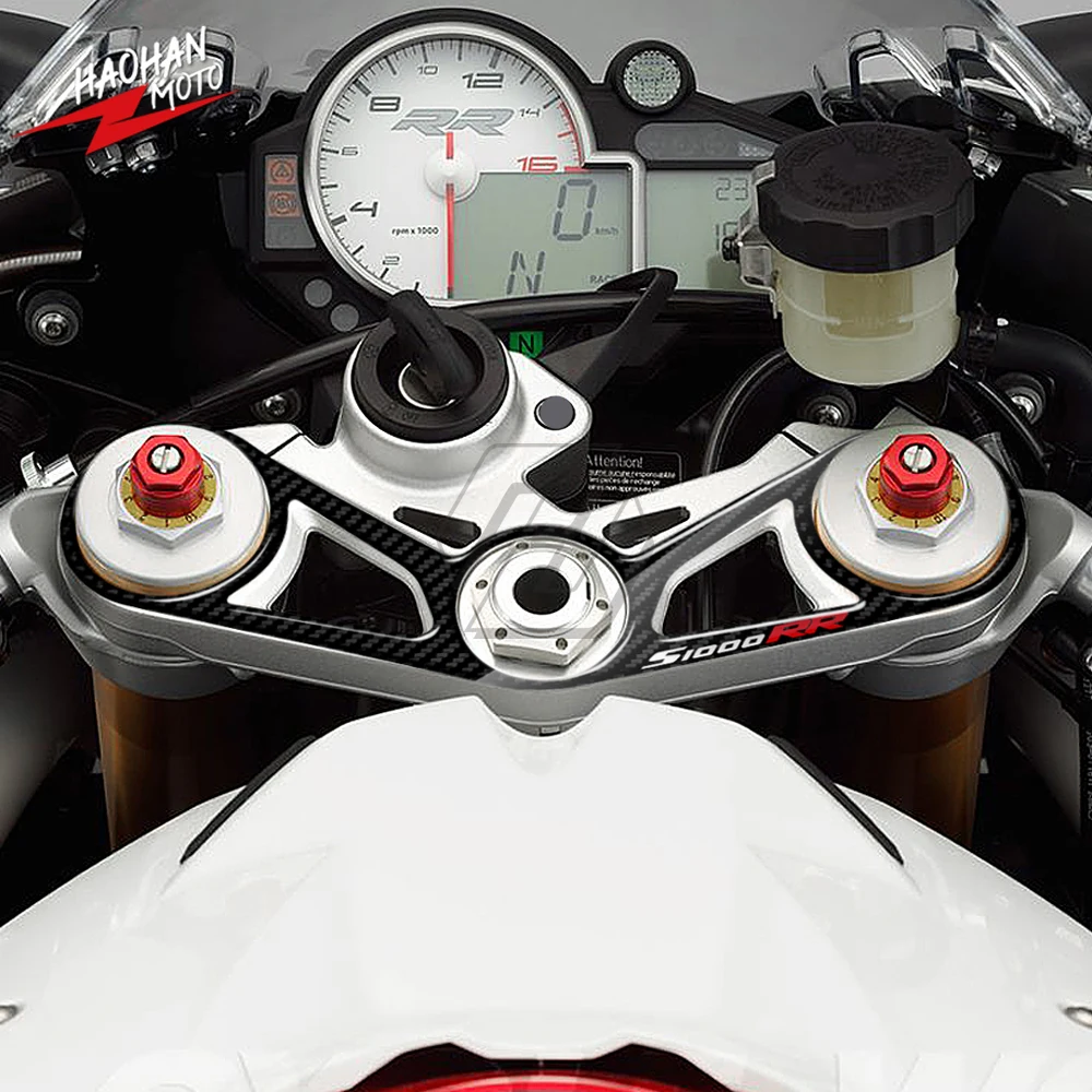 

For BMW S1000RR 2010-2011 3D Carbon-look Upper Triple Yoke Defender