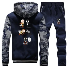 ^#Cheap Winter 2019 Cartoon One Punch Strongest Host Ever Coat Thick Suit Camouflage Sportswear Mens Warm Jackets+Pants 2 Piece Set ^#Cheap Winter 2019 Cartoon One Punch Strongest Host Ever Coat Thick Suit Camouflage Sportswear Mens Warm Jackets+Pants 2 Piece Set