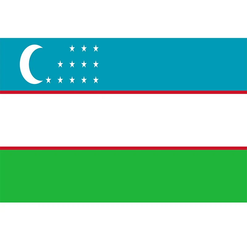 

Yehoy hanging 90*150cm Republic of Uzbekistan Flag For Decoration