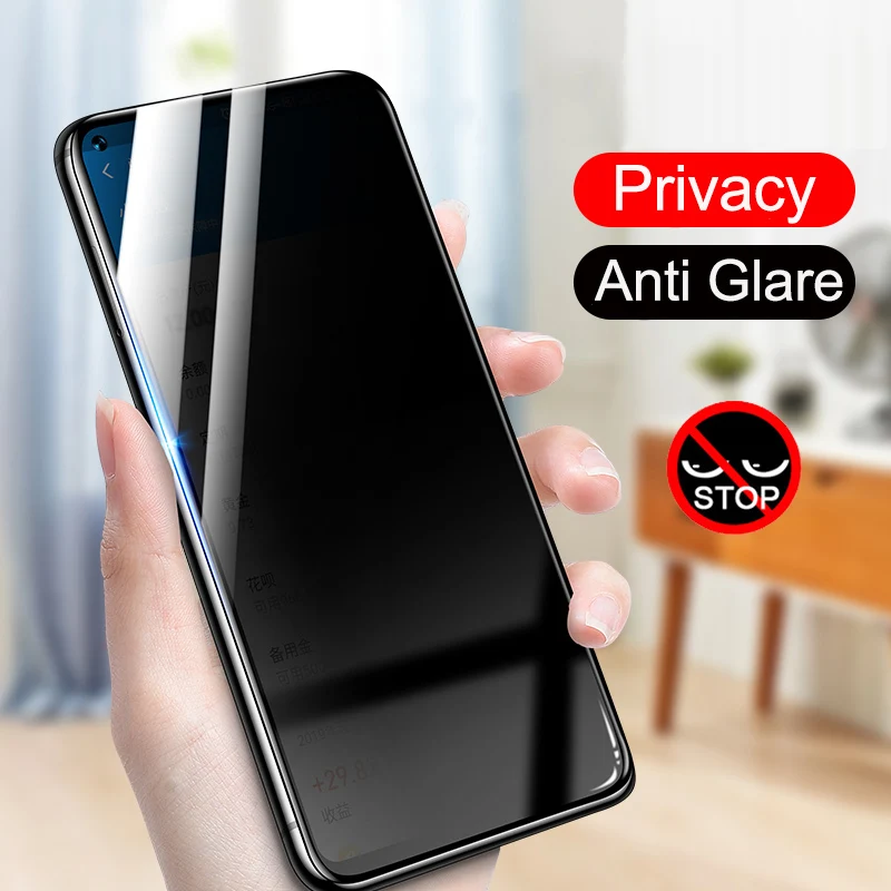 

For Huawei Honor 20 Pro 10i Privacy Anti Glare Tempered Glass Screen Protector Tempered Glass for Nova 5i Honor V10 Magic 2 7 8X