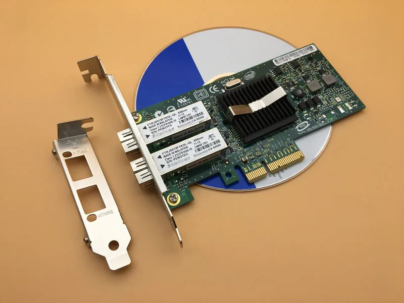 Pro/1000 PF двухпортовый оптоволоконный LC Gigabit Ethernet Сетевая карта EXPI9402PF 1000 Мбит/с
