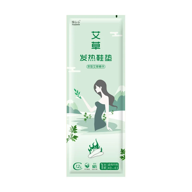 Зимние нагревательные стельки tsao имбирь мультфильм спонтанное тепло