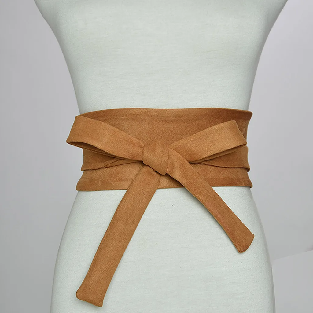 1 шт. модные весенне-осенние женские Модные металлические цвета мягкие широкие из искусственной кожи пояс с завязками на талии
