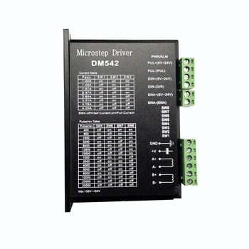 

DM542 Stepper Motor Driver 2-Phase Digital Stepper Motor Controller 18-48 VDC Max. 4.2A for 57 86 Series Motor