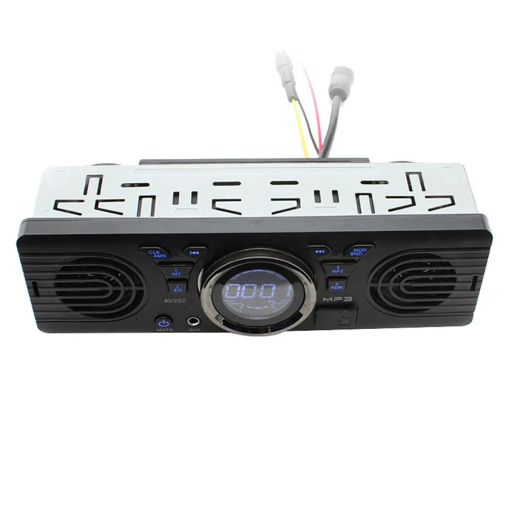 1* AV252B 12 в Bluetooth Автомобильный MP3-плеер 2* Монтажные Аксессуары 1* Руководство пользователя аксессуары