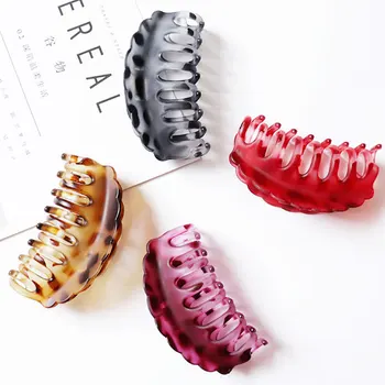 

Fashion Women Hair Claws Hair Claw Clip Crab for Hair Plastic Hair Clip Claw Clip Leopard Hair Clips for Girls Hair Accessories