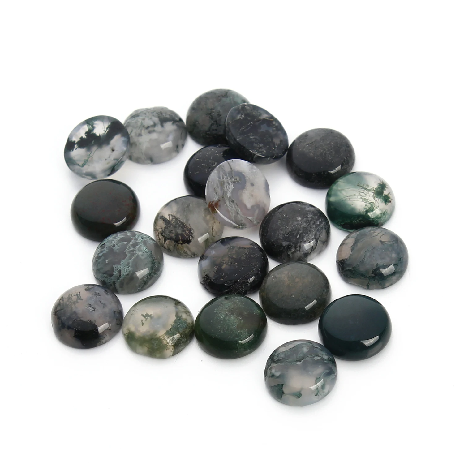 thumbnail image 1 of Cuentas de cabujón de piedra natural de amatista púrpura de Louleur, cabujones redondos de ónix, cuentas sueltas, camafeos de cabujón, anillos y collares DIY, 1 of 5
