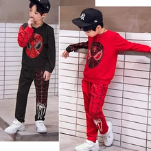 Детская одежда; осенние комплекты одежды для мальчиков; костюм Человека-паука; детская одежда с героями мультфильмов; Спортивный костюм; детская одежда; BB524