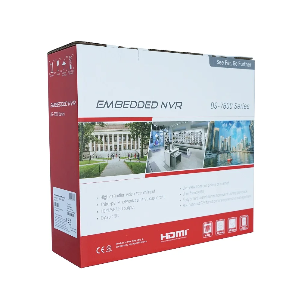 

HIK International DS-7616NI-Q2/16P 4K NVR For IP Camera CCTV Network Video Recorder Support Onvif Protocal
