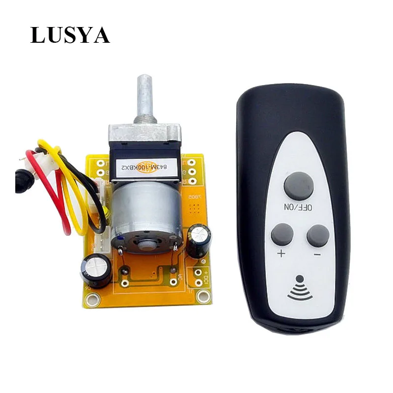  Lusya audio Remote control Volume adjust board with potentiometer APLS For Audio amplifier preamp a