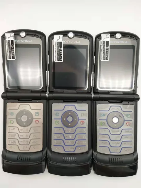 Original v3 remodelado-original motorola razr v3 gsm quad band flip  desbloqueado moda antiga barato telefone celular com frete grátis -  AliExpress