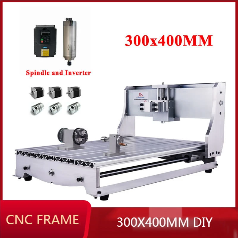 Diy Cnc Router 3040z Frame 4axis 800w 1 5kw 2 2kw Spindle Motor Ball Screw Kit Engraving Milling Machine Lathe Wood Carving Tool Wood Routers Aliexpress