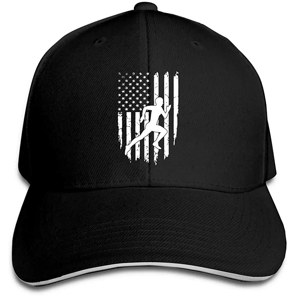 Для мужчин Wo Для мужчин s бег Sprinter американский флаг Кепка-тракер Кепки Бейсбол Кепки