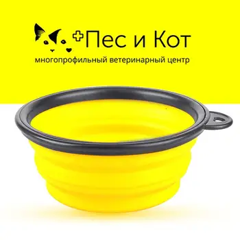 

50Pcs Silicone Travel Foldable Collapsible Pet Dog Food Water Feeding Bowls