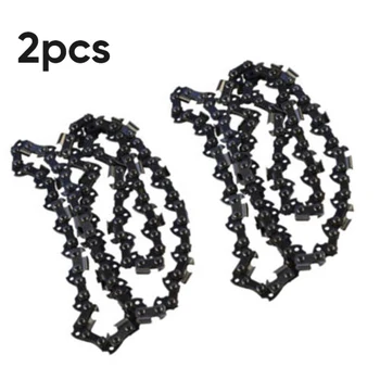 

2pcs 14 Inch Chainsaw Chain Bar Pitch 3/8" Blade Wood Cutting 50 Drive Links Replacement Parts Chainsaw Spares for Electric Saw
