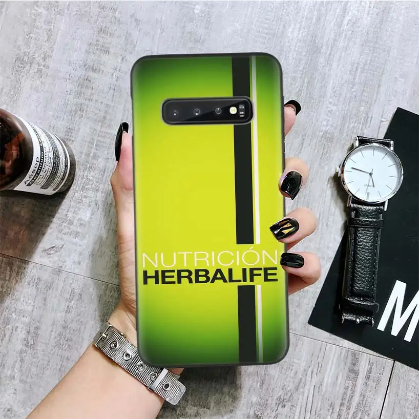 Herbalife черная крышка чехол для телефона для samsung Galaxy A50S A10S A20S A10 A20E A30 A40 A50 A70 M40 M30S A80 корпус под плетенную сумку - Цвет: BA056-4