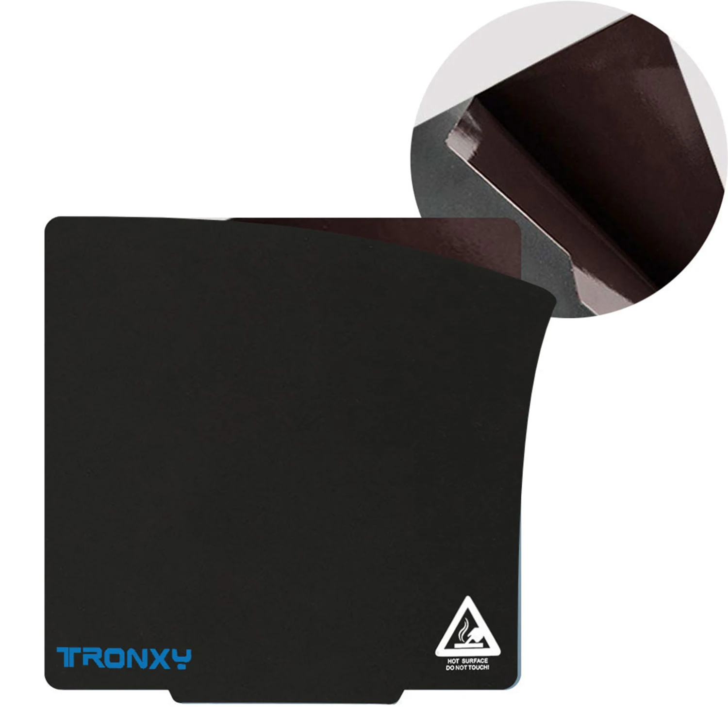 TRONXY Autocollant 3D pour lit chaud magnétique ultra flexible 220 x 220 cm Surface de construction pour XY-2/X2/P802M/X6A 
