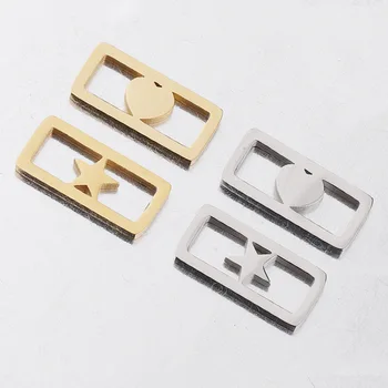 

100% Stainless Steel Four Leaf Clover/Heart/Star Charms Gold/Silver Color Metal Clover/Heart/Star Charm Mirror Polished 20pcs