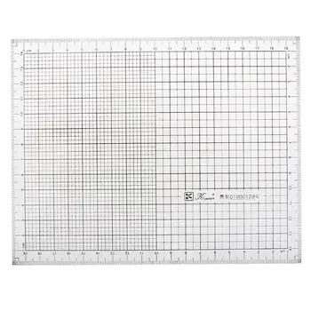 

7.9inch Acrylic Coordinate Graph Grid Ruler Scale Hand Drawing Charting Tool Drafting Supplies Rulers