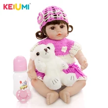 Дизайн Reborn Baby Doll 1" 48 см прекрасная мягкая виниловая ткань для тела Boneca Reborn Doll игрушка Реалистичная детская игрушка перед сном Playmate подарок