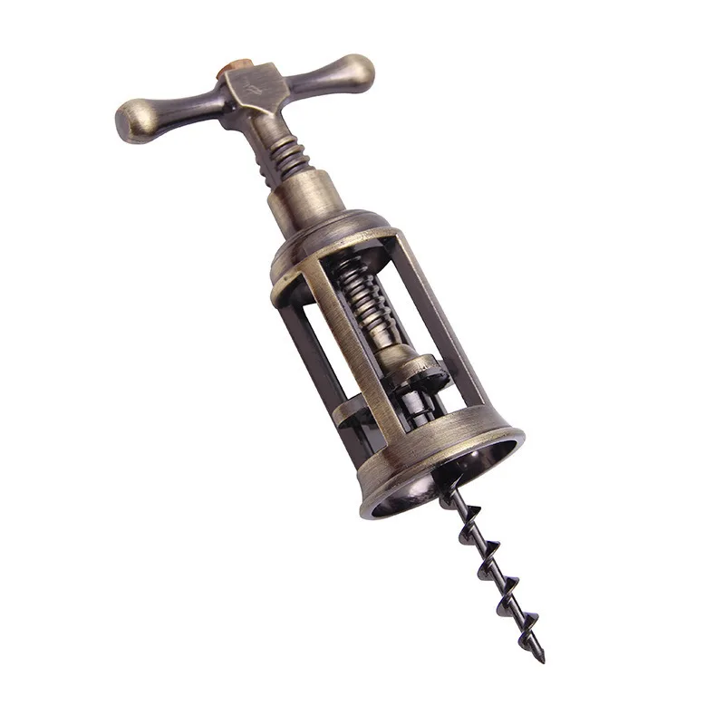 

Zinc Alloy Antique Red Wine Bottle Opener Creative Multi-function Bottle Opener
