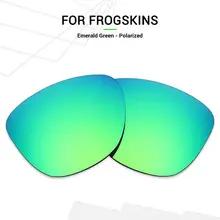 Mryok Анти-Царапины поляризованные Сменные линзы для солнцезащитных очков Оукли Frogskins изумрудно-зеленый