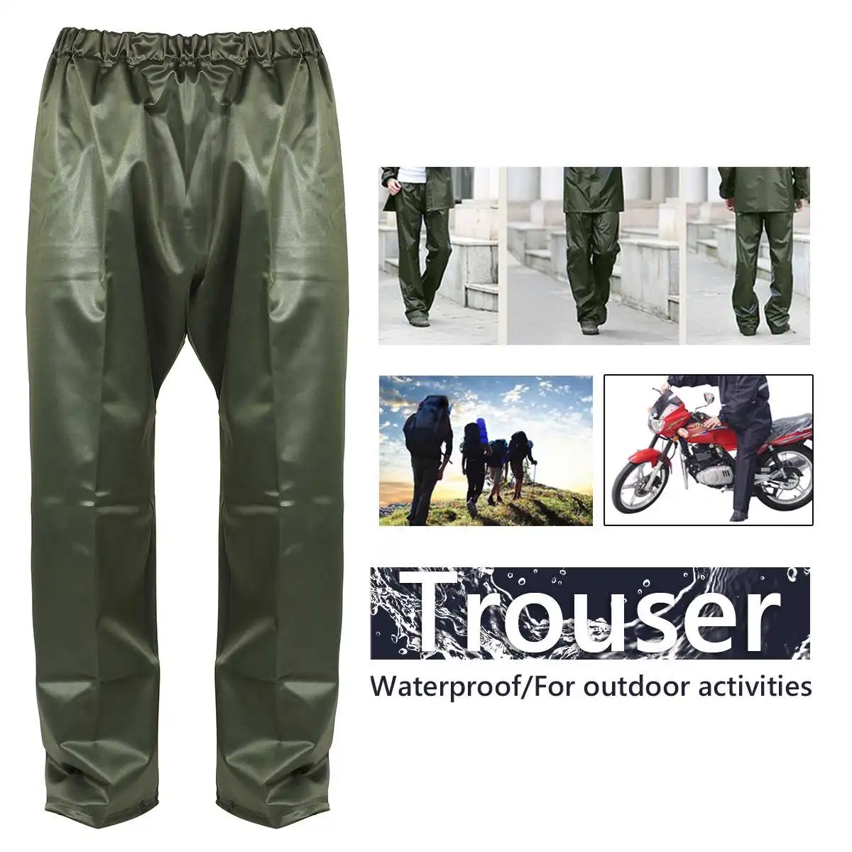 Мотоциклетные брюки для девочек плащ для Для мужчин и Для женщин непромокаемые брюки для взрослых, непромокаемые штаны плащ от дождя