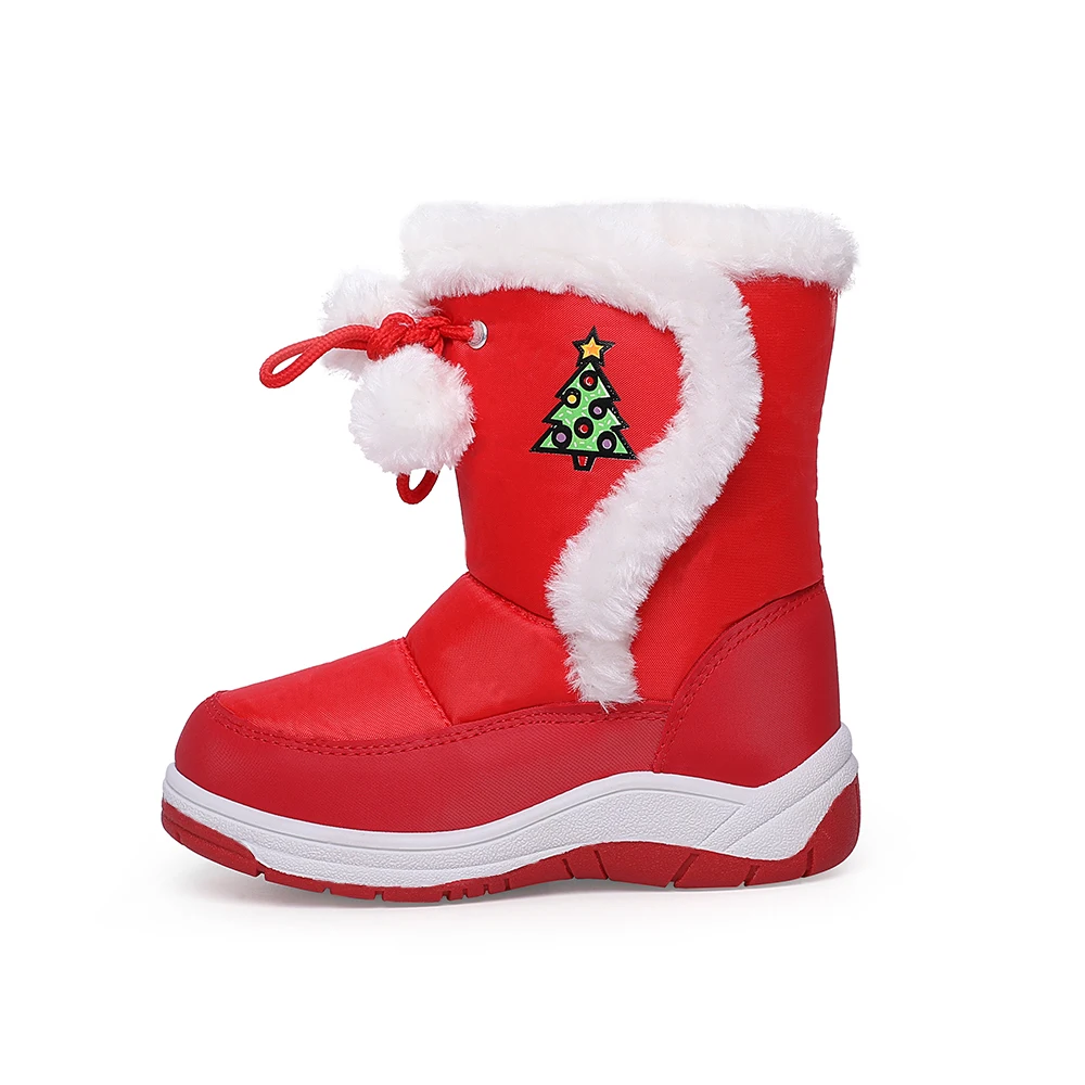 Детские ботинки зимние ботинки для мальчиков детская обувь для мальчиков и девочек модная детская обувь детские ботинки зима - Цвет: RED
