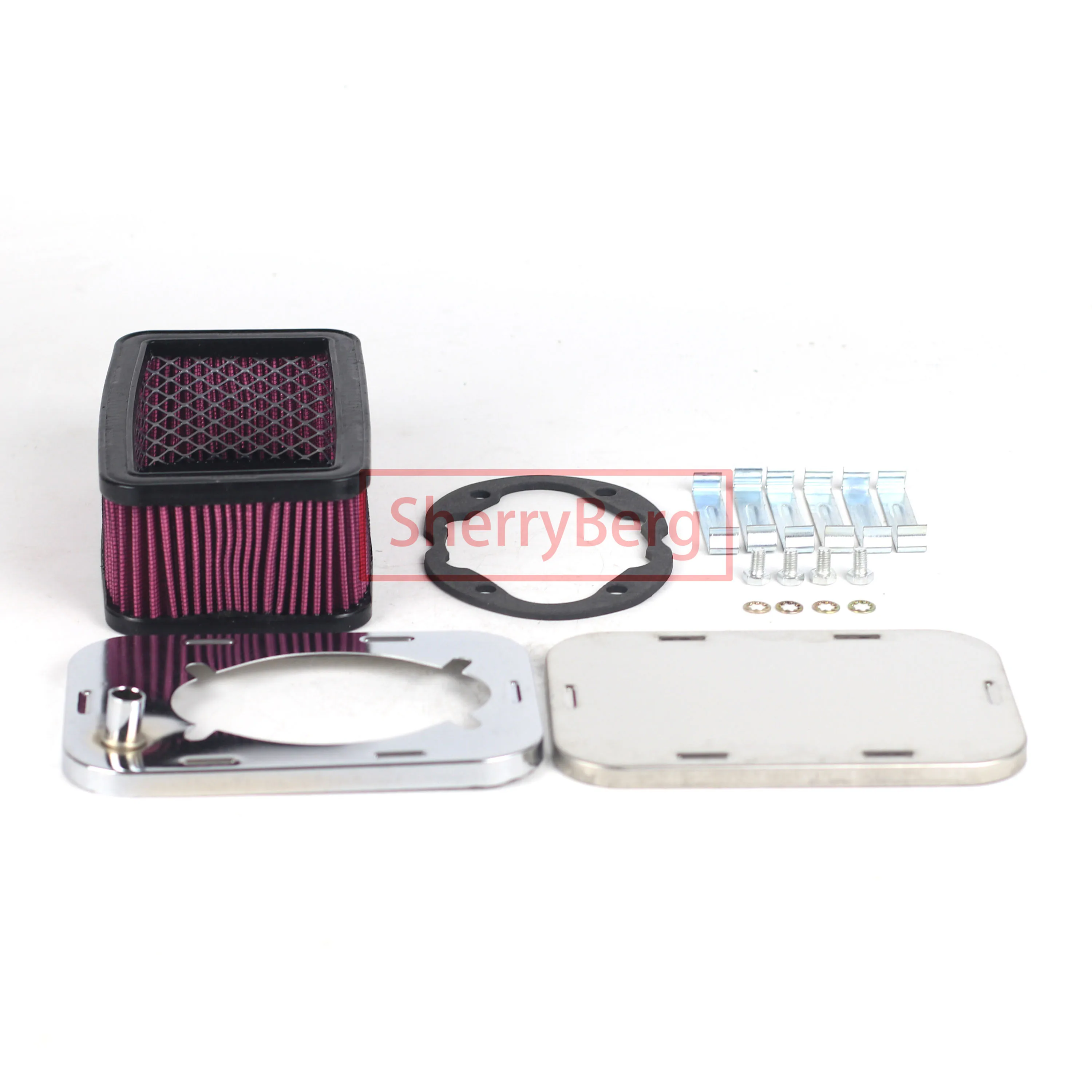 FAJS Air Filter FOR EMPI Solex Dellorto WEBER CARB Carburetor 32/36 DFEV DFV DFAV CHROME AIR Cleaner 65mm