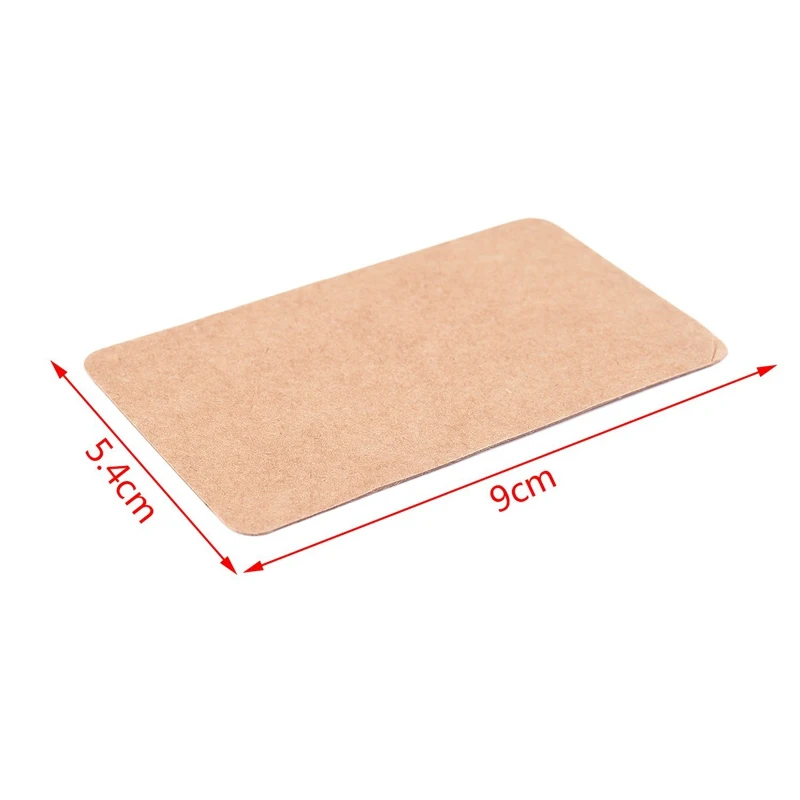 100 Brown Kraft Label Paper Tag Blank Luggage Card Party Wedding Hang Gift Favor