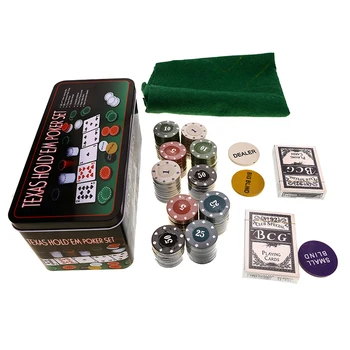 

200pcs Game Poker Set Digital European Poker Chips Set with Aluminium Case Lightweight Club Entertainment Game