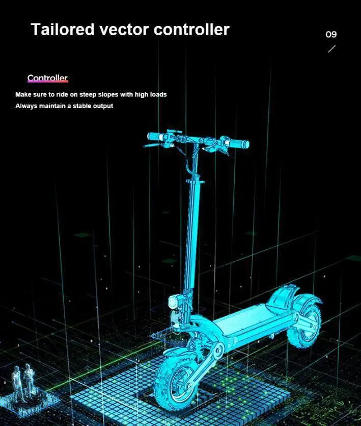 Foldable Electric Skateboard Two Wheels Electric Scooters Off Road Single Drive 500W 48V 35KMH Powerful Electric Bike (18)