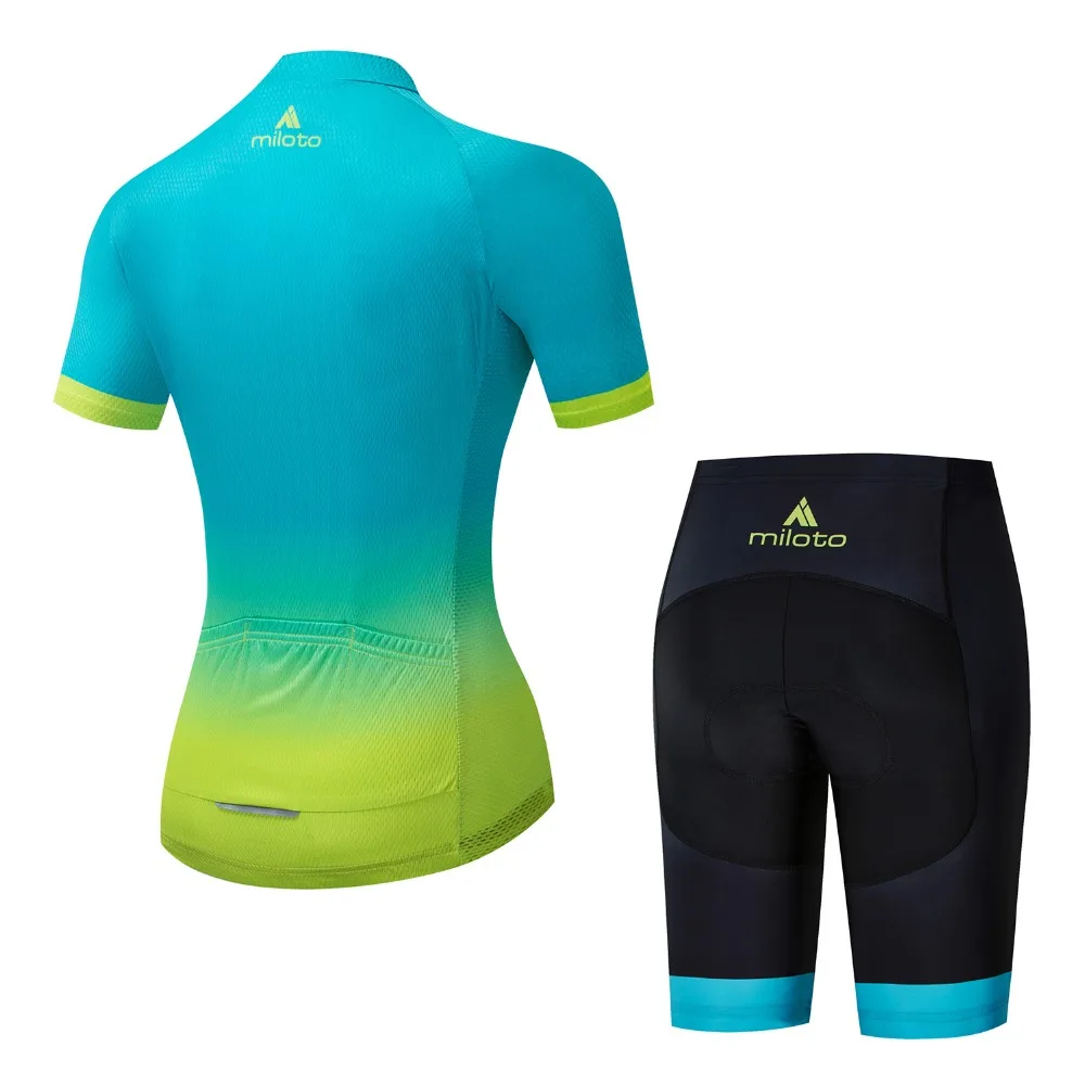 2020MILOTO Pro Team Bike Cycling Suit Set De Ropa Ciclismo Mountain Bike Bike Riding Women's Road Bike Uniforme Bike Set Ropa