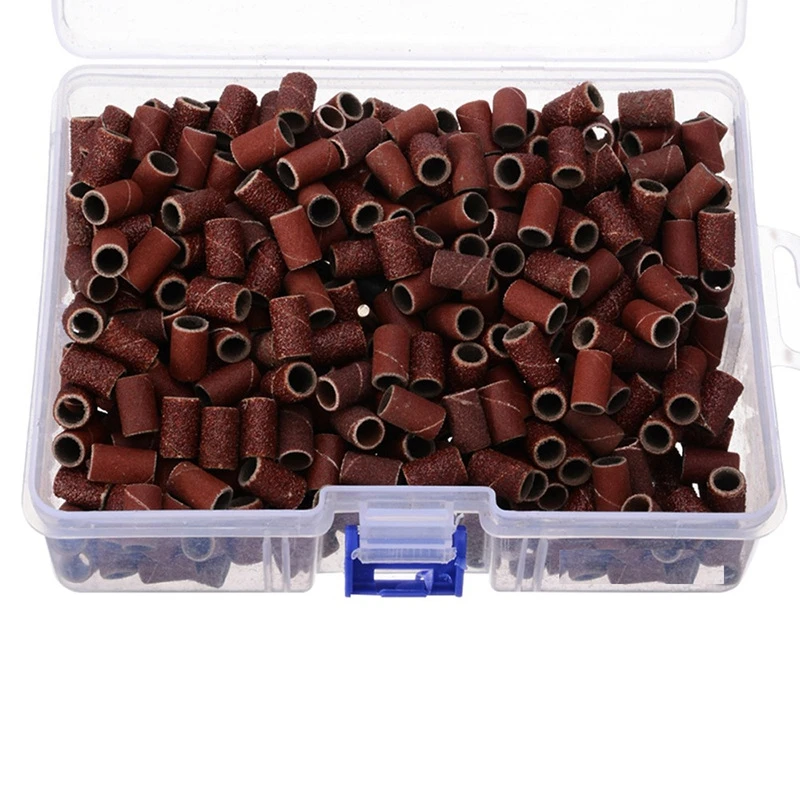 480pcs Options Nail Dedicated Sanding Ring Bands Grinding Head Polisher Essential Supplies Sand Circle For Drill File Machi | Красота и