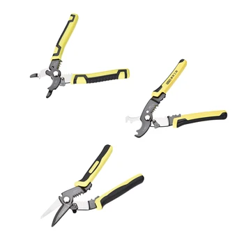 

uxcell 1Pcs Cable Wire Stripper Multi-Function Wire Cutters Stripping Hand Tool high Hardness Anti-rust long Service Time