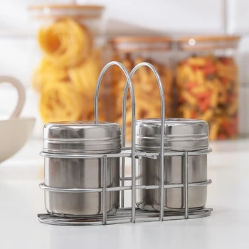 

Set for spices S&P, 2 pcs: salt and pepper shaker 70 ml