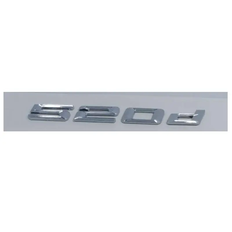 20 шт./лот 520d эмблема хром значок 3d Стикеры