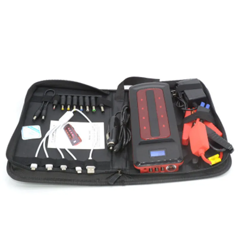 Bag Set EU Plug WINTUWAY 22000 мАч автомобильный стартер 12 в пусковой бензин 8.0L дизель 6.0L автомобильный усилитель Банк мощности для автомобиля пусковое устройство - Цвет: Bag Set EU Plug
