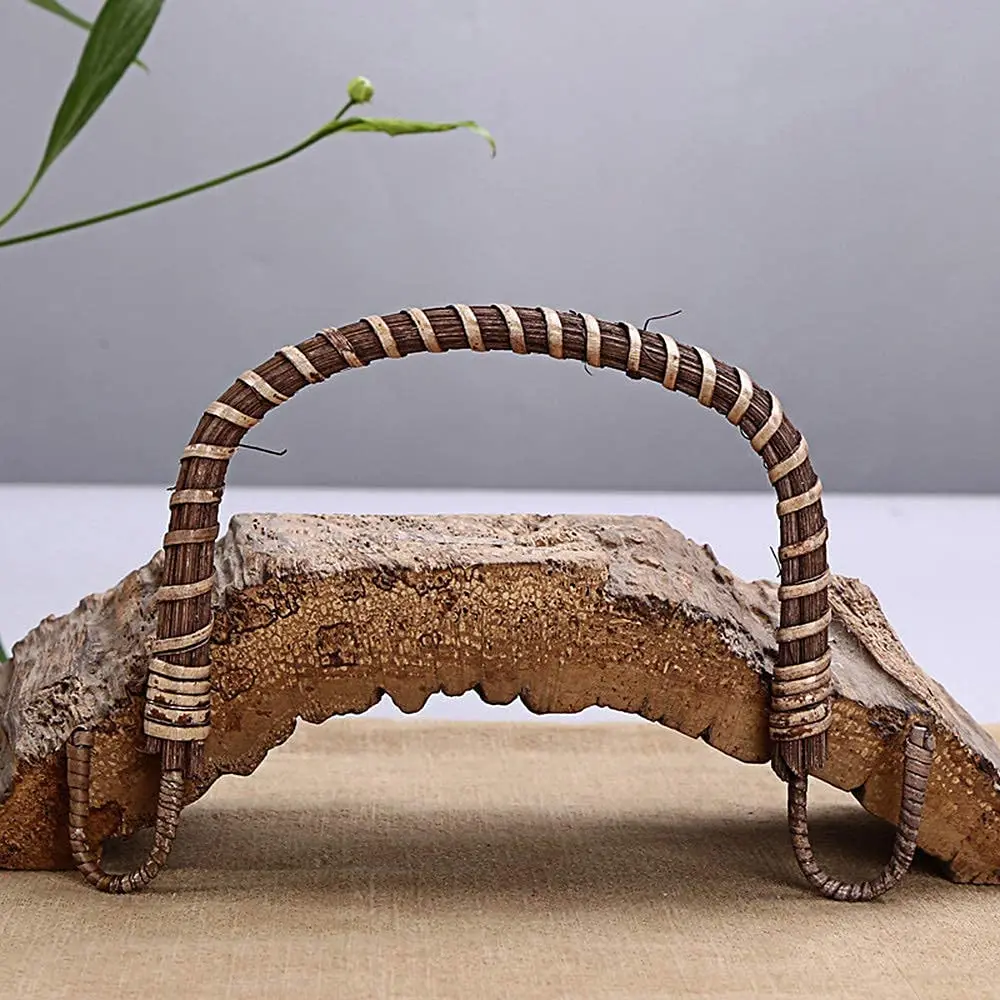 Rattan Woven Teapot Handle Kung Fu Tea Pot Japanese Wired Teapot Replacement For Ceramic Pot Pottery Pots tea pot handle
