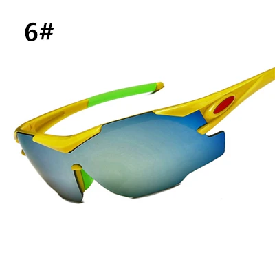 Очки для велосипедов, спортивные солнцезащитные очки, мужские велосипедные солнцезащитные очки, MTB, женские спортивные очки, Gafas Ciclismo, очки для рыбалки - Цвет: 6