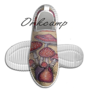 

Sport Running Shoes Toadstool Heart Amanita Muscaria Light Weight Walking Shoes Breathable Mesh Yoga Shoes