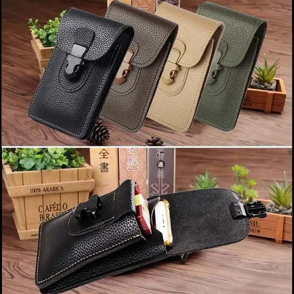 2019 Мужская поясная сумка бум Сумка водонепроницаемая военная Molle PU кожаный