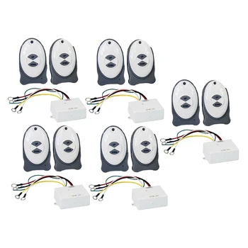 

5 Set Marine Anchor Remote Windlass Wireless Switch Kit for Marine Vessel