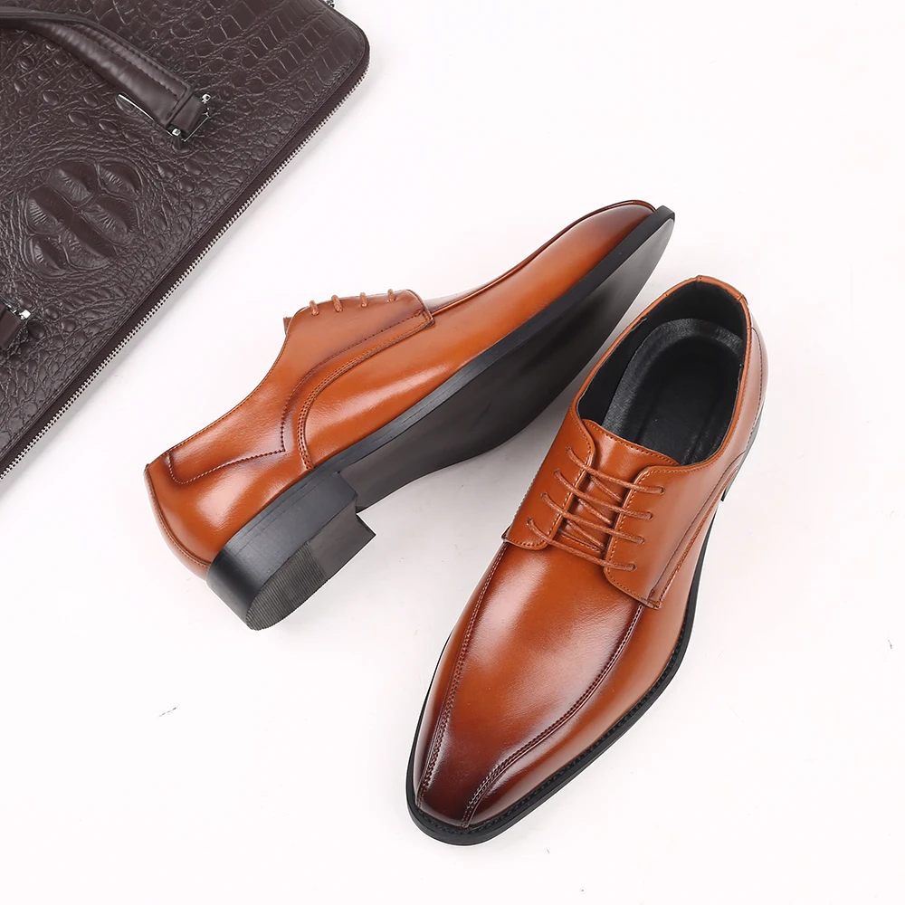 38 48 Mens Dress Shoes Gentlemans Stylish Comfortable Business Oxford ...