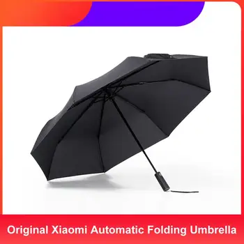 

Original Xiaomi Automatic Folding Umbrella Aluminum Windproof Waterproof UV Men and Women Short Handle Sunshade Umbrella