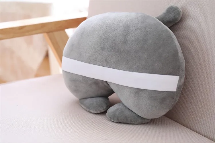 Kawaii Cat Ass смешные плюшевые игрушки подушки мягкие кошки прикладом милый