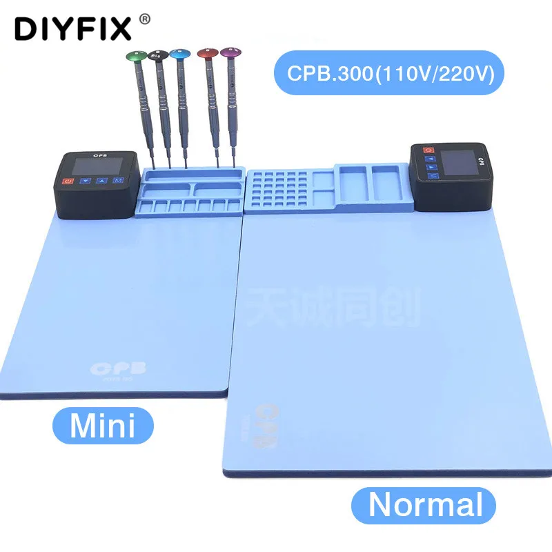 DIYFIX 110V 220V  Mini CPB LCD Screen Heating Separator  Disassembly Tool heating plate heating pad For iPhone iPad Tablet Tool