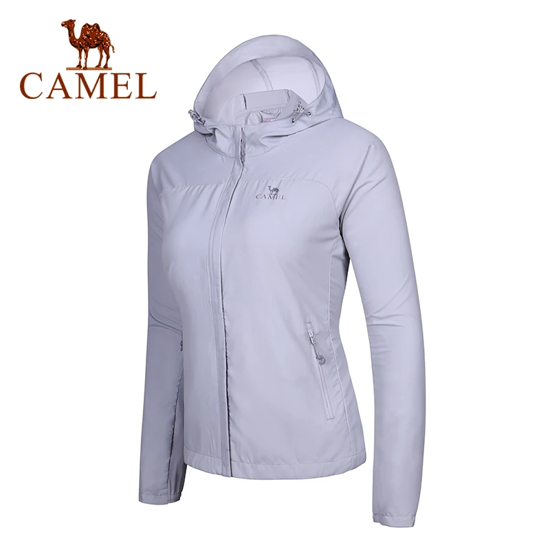 

CAMEL 2019 Winter Jacket UV Couple Sun-Protective Clothing Coat Ultrathin Pocket Zipper Hiking Camping Sports Outdoor Summer