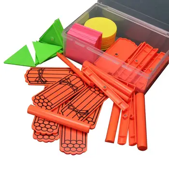 

Magnetic Counting Sticks Rod Triangle Square Disc Math Teaching Aids Kids Toy